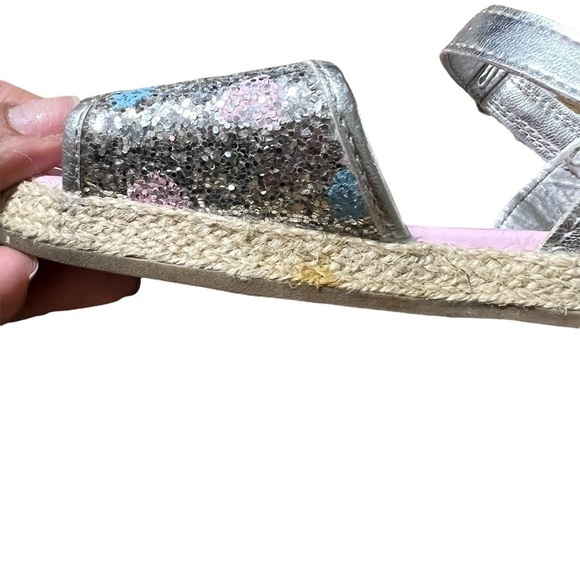 Carter’s sandals girl heart glitter size 11 - Picture 8 of 10